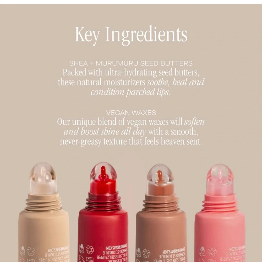 Summer Fridays Cherry Lip Butter Balm – Tinted Hydration | NIB - Picture 7 of 7